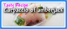 Carpaccio of amberjack