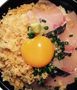 ガンパチ漬け天丼